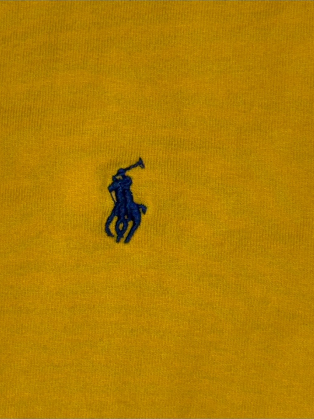 Polo Ralph Lauren Yellow Long Sleeve Crew Tee Boys Large - Picture 4 of 5